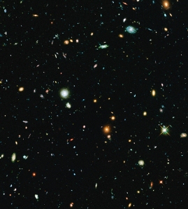 Abell 2744 Parallel Deep Field from the Hubble Frontier Fields Project Credit: NASA, ESA, and J. Lotz, M. Mountain, A. Koekemoer, and the HFF Team (STScI)